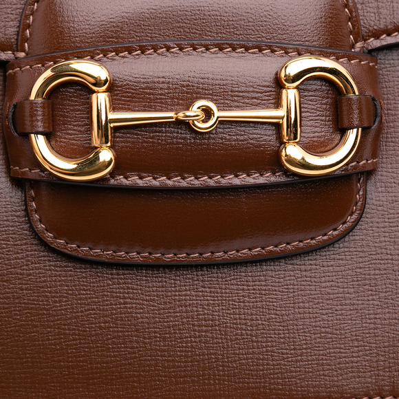 Pre-Loved Gucci Medium Leather Horsebit 1955 Shoulder Bag - Picture 7 of 12